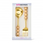 Orb Salad Servers | Natural